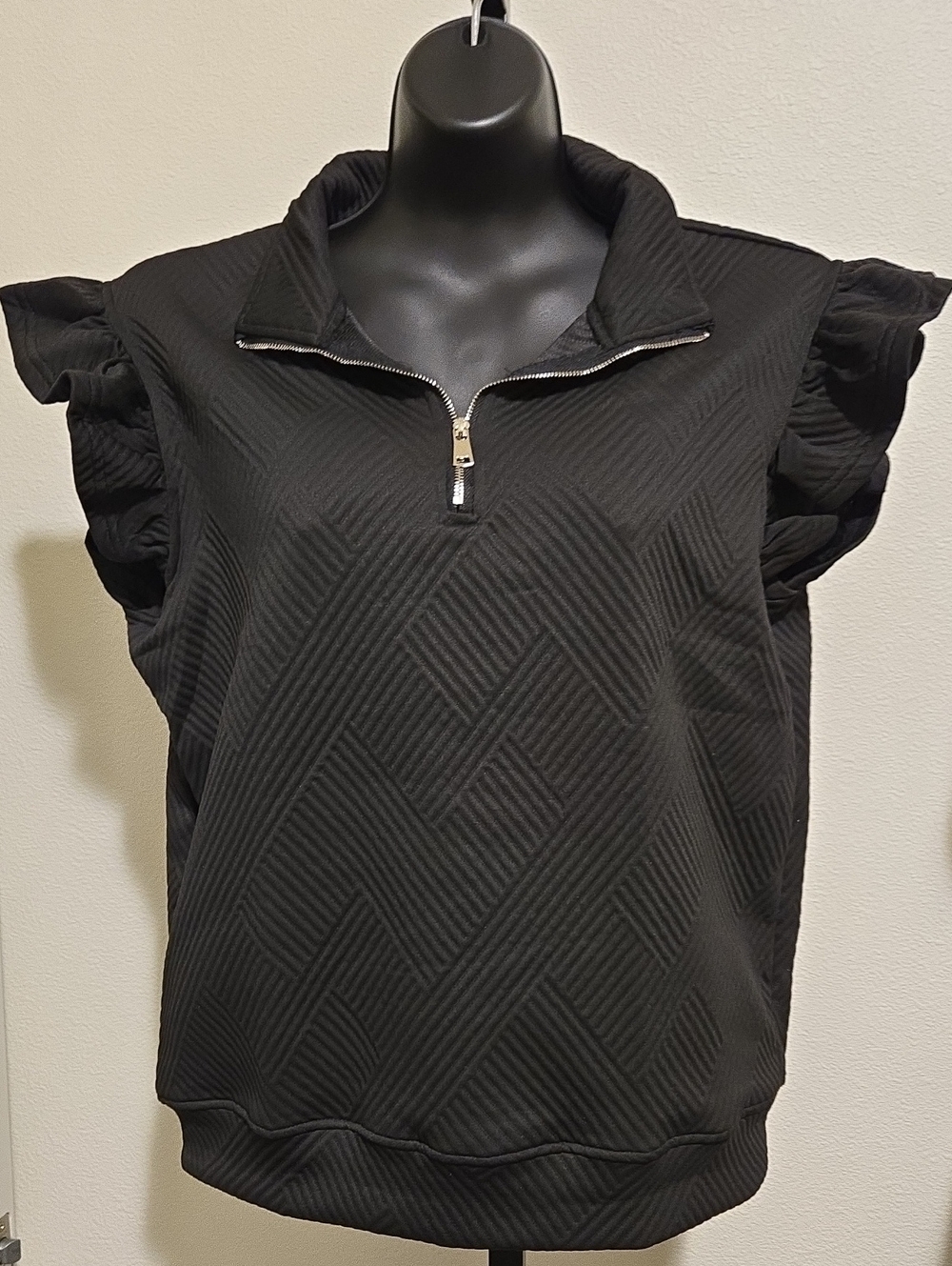 Double Take Textured Short Set NWT - Picture 3 of 11